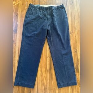 Vintage Polo Ralph Lauren Preston Pants Mens Wide Leg Blue Sz 40x 32 Pony 90’s